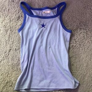 Blue star tank top